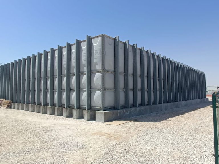 Water storage tank in africa